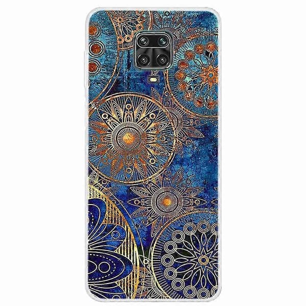 Mønsterprint Blødt TPU Cover til Xiaomi Redmi Note 9 Pro/Note 9 Pro Max/Note 9S Multicolor Pretty Flower
