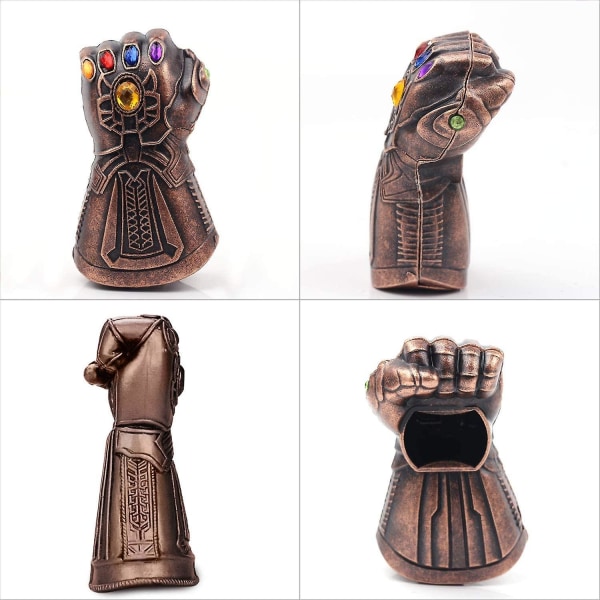Thanos Gauntlet Glove Ølflaskeåbner, Beer Wine Bottle Cap Remover Tool Marvel Studios Infinity War Infinity Gauntlet til bar, fest, ølelskere,