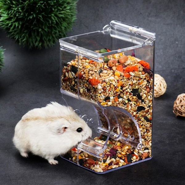 Hamsterfoderautomat Automatisk Gravity Feeder til Smådyr