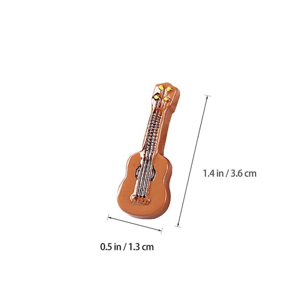 20 stk Miniforce Legetøj Miniaturer Resin Miniature Violin Mini Violin Ornament Børn Musical Violin Børn Guitar Legetøj
