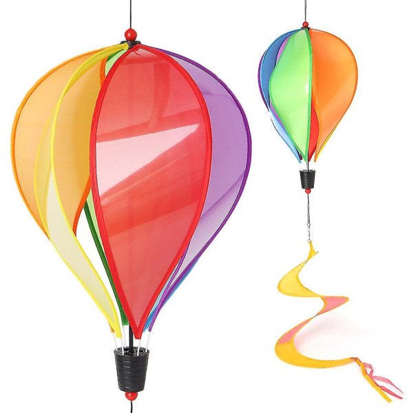 Ballon Vindmølle Legetøj Børn Spiral Have Ornamenter Farverige Udendørs Spinner