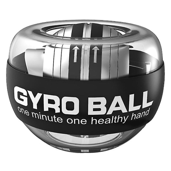 Gyro Power Ball Auto Start Range Gyro Power håndleddsball med omvendt arm Hånd Muskelstyrketrener Treningsutstyr, hvit