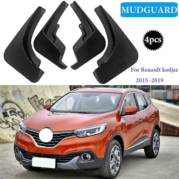Nya uppgraderade bilskärmar för Renault Kadjar 2015 2016 2017 2018 2019 Stänkskydd Stänkskydd Fender Mudflaps Biltillbehör