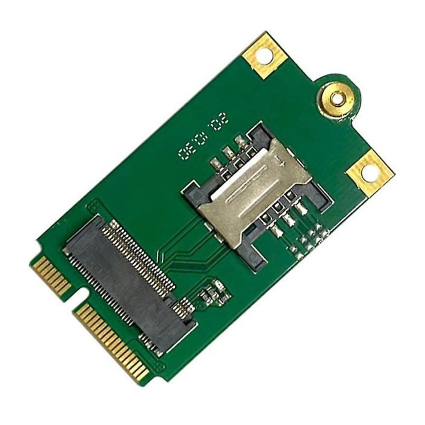 4g 5g M.2 Til Pcie Adapter Ngff Til Mini Pci-e Adapterkort med spor for L860- Dw5820e Dw5816e Em74 green