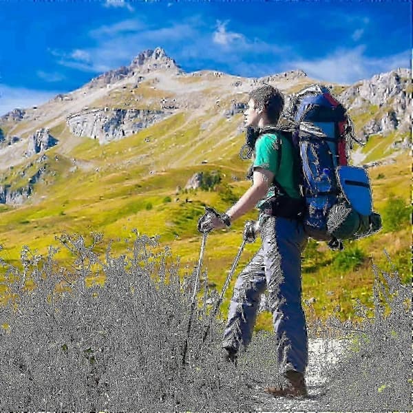 Nordic Walking Pads, 6 par asfaltgummiunderlag til Nordic Walking