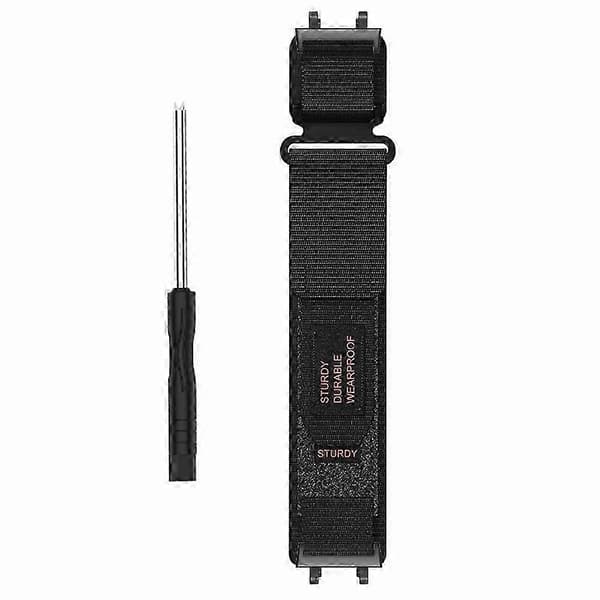 Til Huami Amazfit T-Rex 2 Erstatningsrem Udendørs Magic Tape Nylon Urrem Multicolor Style B