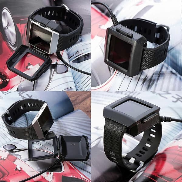 USB-opladerholder Dock Data Sync Opladerkabel til Fitbit Ionic Smartwatch