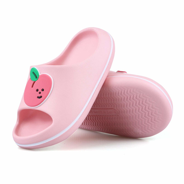 Flickor Pojkar Sommar Strandtofflor Barn Slide Sandaler Småbarn Frukttofflor Barn Anti-Slip Badrum Dusch Poolskor160 (inner längd 15,5 cm)