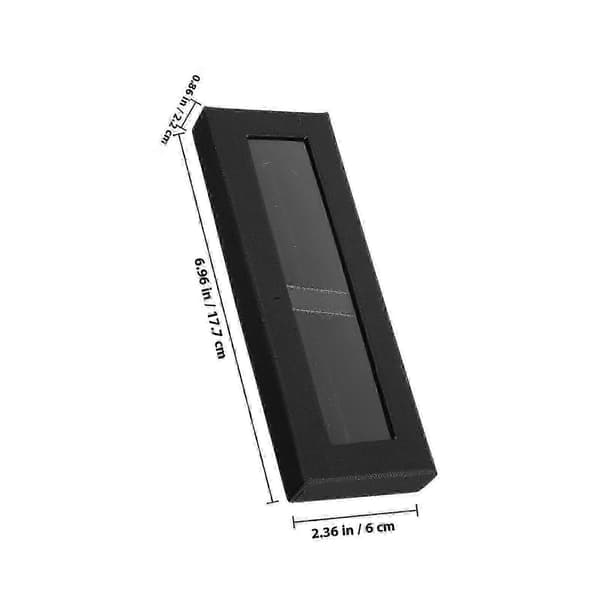 2026 Presentförpackning Pennförpackningsfodral för förvaring 10 st Svart displayfodral med lock