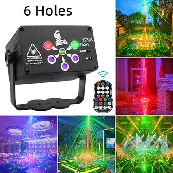 Disco LED Laser Belysning