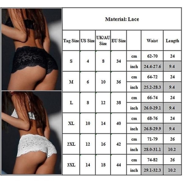 Women Panties Crotchless French Knickers Boxers Briefs Seamless Underwear