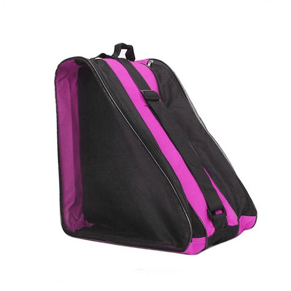 Rulleskøjteskøjte-bæretaske med skulderrem til børn, voksne Pink