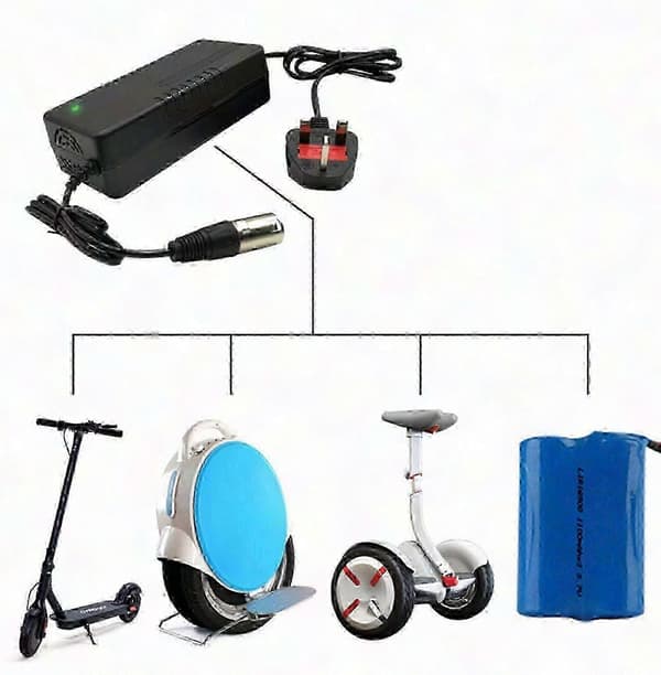 24V 5A Universaloplader til mobilitetsudstyr, scootere, kørestole og mere