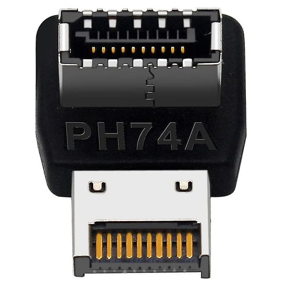 Datorkort Moderkort Typ-e Usb 3.1 Typ-e Gränssnitt 90 Graders Styrningsvinkel Främre Typ-c Installerad