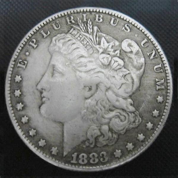 1883 Antikke Gamle Morgan Liberty Mindesmønter Samlerobjekter A