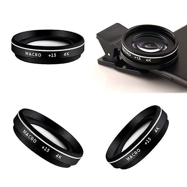 37mm 15x/30x Makrolins 4k Hd Professionell Fotografi Telefonkameralins