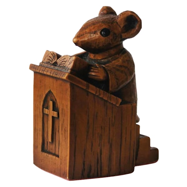 Soveromssamleobjekter Figurer Prekestol For Hjem Trekirke Musestatue Kristus