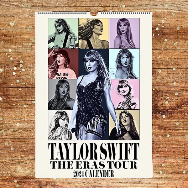 Taylors 2024 Väggkalender, Swifte 2024 Väggkalender, Musikaffisch Taylors Poster Calendar Swifte Poster 2024 Kalenderpresent för musikälskare 1pcs