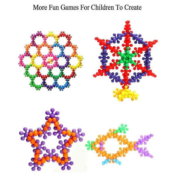 Byggklossar Anslut Leksaker Interlocking Solid Plastic Stem Pedagogiska Leksaker