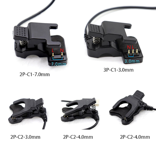 Universell USB 5V laddningskabelladdare för smartklocka laddare klämma för Tw64