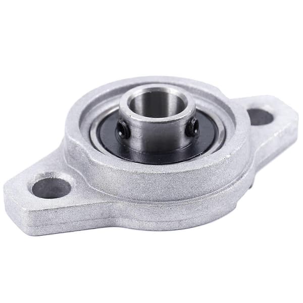 Flensmonterte kulelagerhus Silver KFL000 - 10Mm