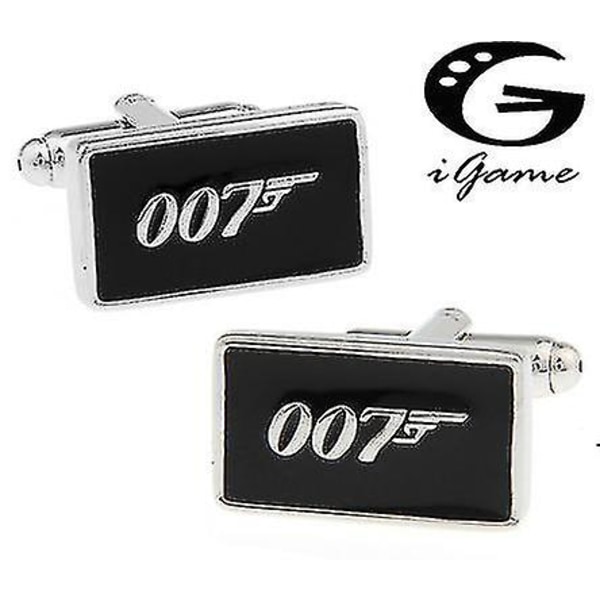 Cufflinks Musta Väri Muoti Uutuus James Bond