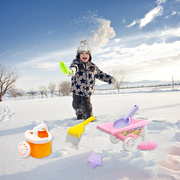 7PCS Strand og snø multifunksjonelt foreldre-barn interaktivt pedagogisk lekesett