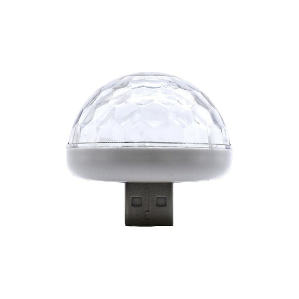Bil Bil Lampa USB Ligh USB Bil Interiör Fordon Atmosfär Dekorativ Lampa Färgglad Musik Ljud Ljus Bil Interiör Tillbehör| |
