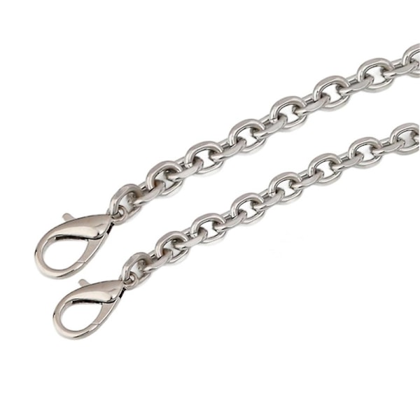100/120cm Metalliketju Laukun Hihnat Laukut Tarvikkeet Naiset Crossbody Laukun Hihna Hopea Silver 1.2 meters Criticism