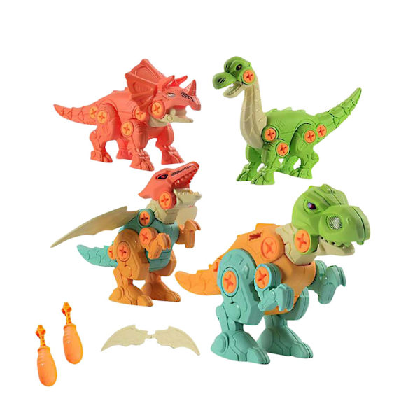 Børns videnskab og uddannelse DIY adskillelse dinosaur skrue samling model