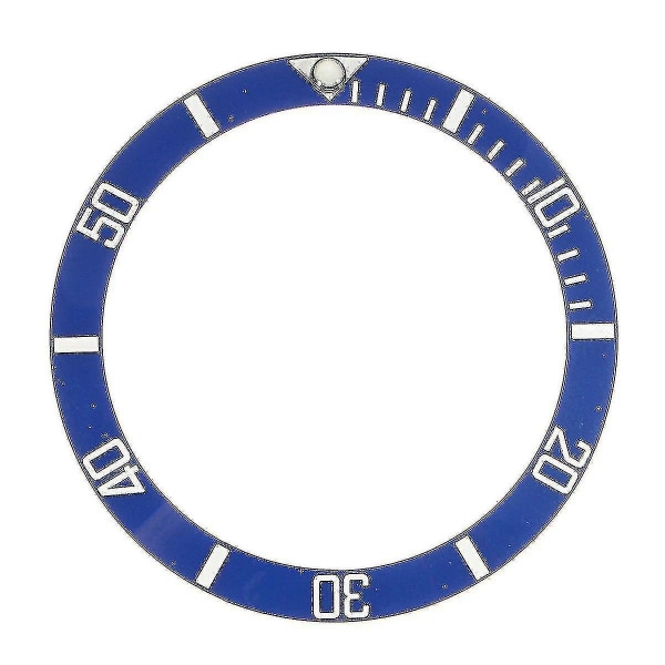 Klockansikte Keramisk Bezel, Submariner Automatisk Ersättningstillbehör BlueWhite