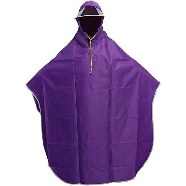 Multifunktionell Regnponcho Regnrock, Universellt Vattentätt Skydd för Elscooter, Återanvändbart Regnskydd för Utomhusaktiviteter Purple