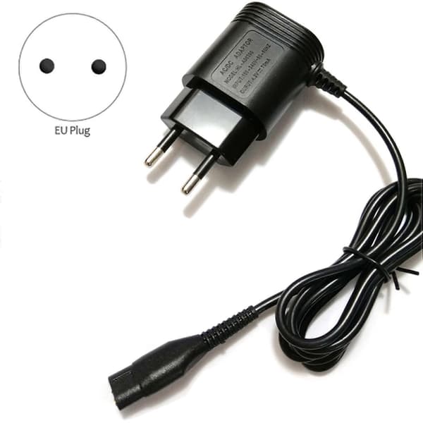 2X Egnet til QP2520 Shaver, A00390 Oplader Strømkabel Adapter EU Stik