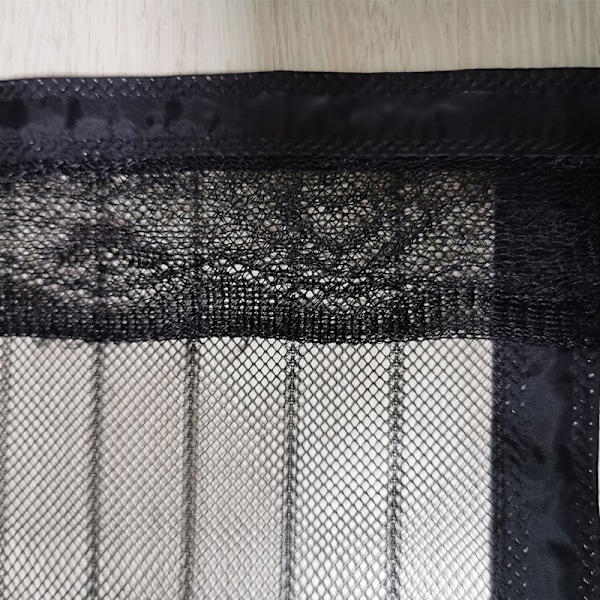 Magic Mesh magneettinen hyönteisverkko oveen musta - Erittäin vahva magneetti