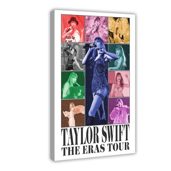 Heminredning Taylor Swift The Eras Tour Wall Art World Tour Filmaffisch Oinramade presenter 40x60cm