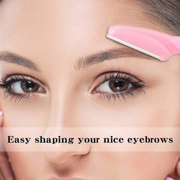 48 osaa Facial Razor Eyebrow Razor Trimmer Precision Cover