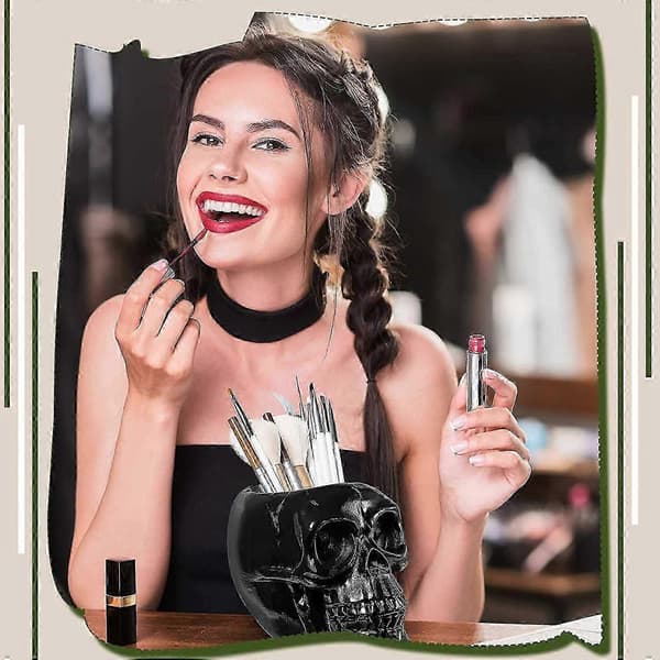 2 stk. kranie makeup børsteholder pen
