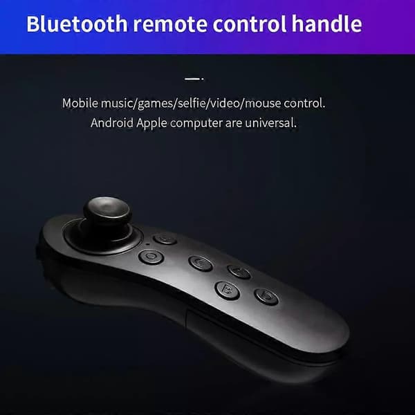 Y5 VR Trådlös Bluetooth Gamepad VR Fjärrkontroll för IOS Android Joystick Game Pad Kontroll för 3D-glasögon VR BOX WHITE