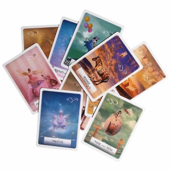 Tähtien valon viisaus Oracle-ennustuskortti 52 kortin pakka Tarot perhejuhla lautapeli