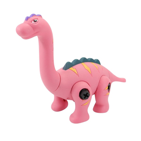 Dinosaur Leke Dino Toy Med Borstamme Diy Pedagogisk Leke Med Verktøy For Barn