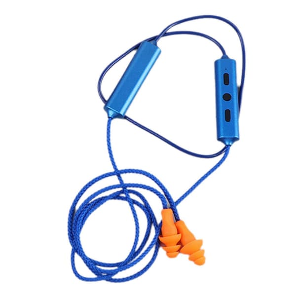 3X ørepropper Bluetooth-øretelefon for arbeid, støydemping, hørselvern, byggeplasser, støyende steder blå