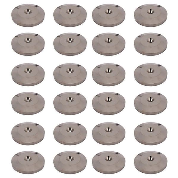 4 st Högtalare Ren Koppar Spikar Pads (Svart)
