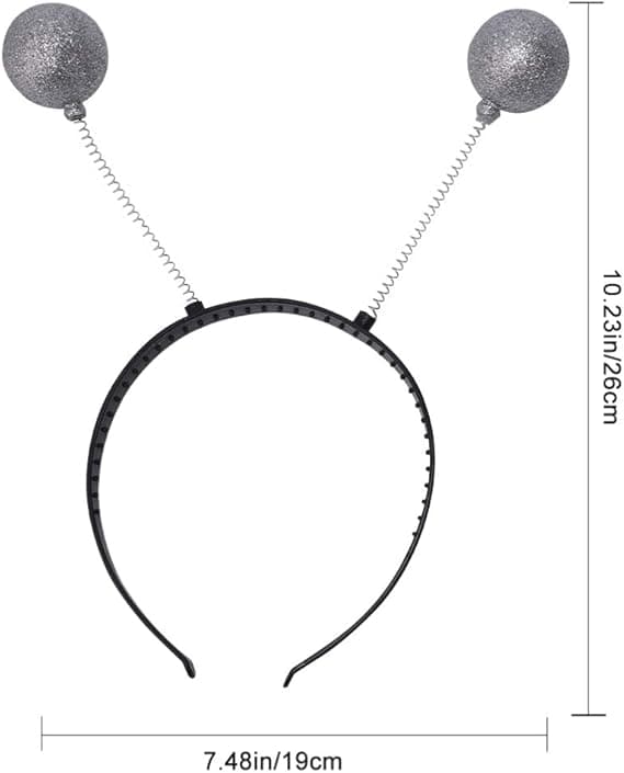 Alien kostymetilbehør Alien briller Plast Marshodeband for Halloween 2PCS