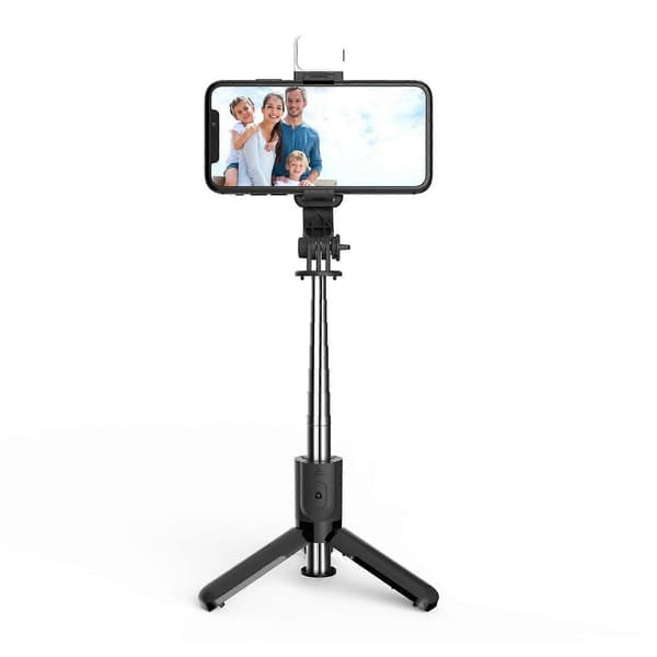 L11S Mini Fyldlys Bluetooth Selfie Stick Tripod Mobiltelefonholder Not Specified