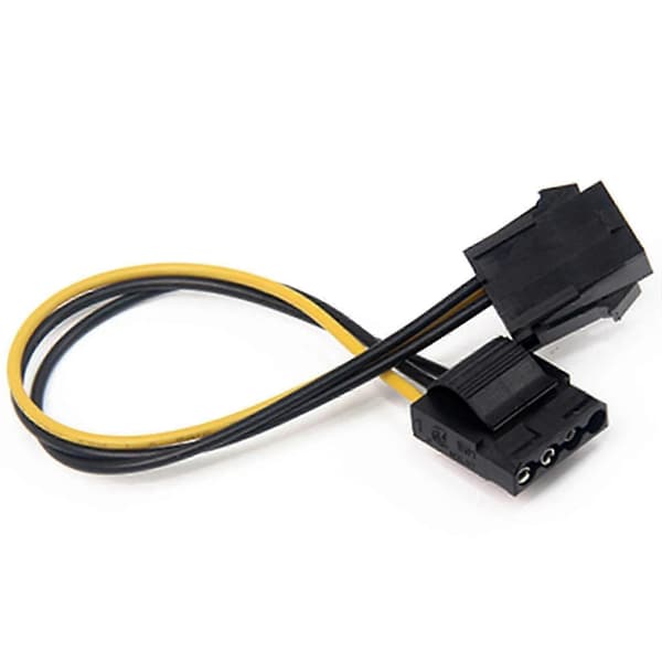 20 stk. Molex til PCI-e strømadapter IDE 4-benet 4-benet hun til 6-benet hun 6-benet grafikkort