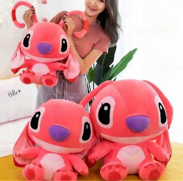 Iso Stich ja Lilo pehmolelu 35cm Pinkki blue