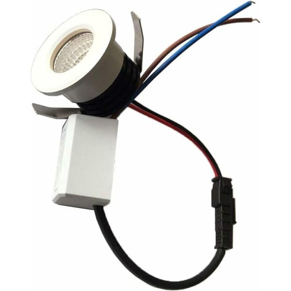 4-pack Mini LED Infällda Spotlights 3W Varmvit, Display Skåp & Registreringsskylt Belysning[JUN]