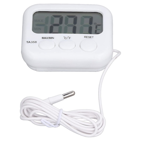 Water Thermometer, Lcd Digital Display Temperature Measuring Tool For Fish Tank Aquarium,-40~70