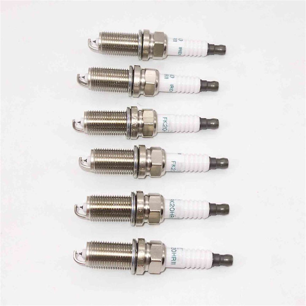 6 st tändstift 90919-01247 Denso FK20HR11 3426 för Toyota Lexus