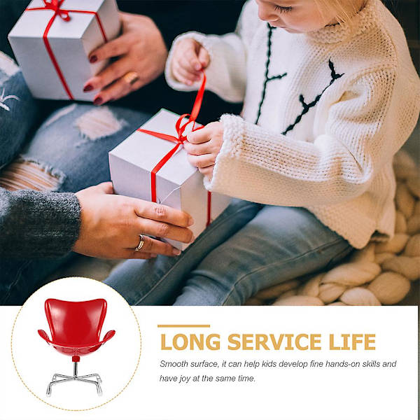 2 st Baby Tots dockstol 1: 6 stol miniatyrhus fåtölj små simuleringsstolar